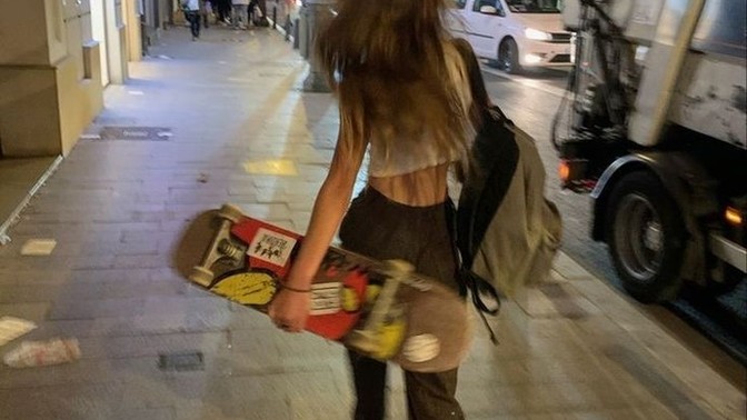 Kaykay aşıkları burada mı?