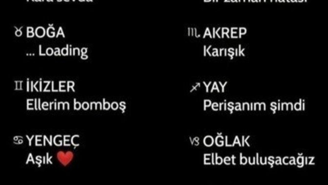 Burcuna göre ilişki durumun nasıl?