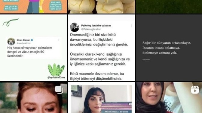 Instagram'da keşfet midir ya da şu ana sayfanın yanındaki arama motorunda neden alakasız şeyler çıkar?
