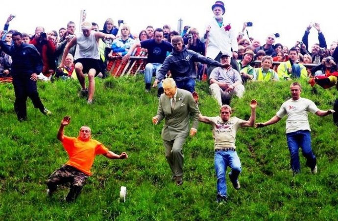 Peynir yuvarlama sporu yapmak ister miydiniz?