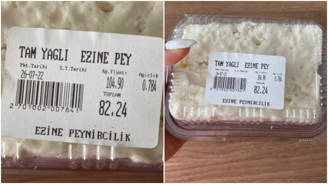 Peynir aldım, 82 TL tuttu. Sizce bu fiyatlar bir gün düşecek mi?