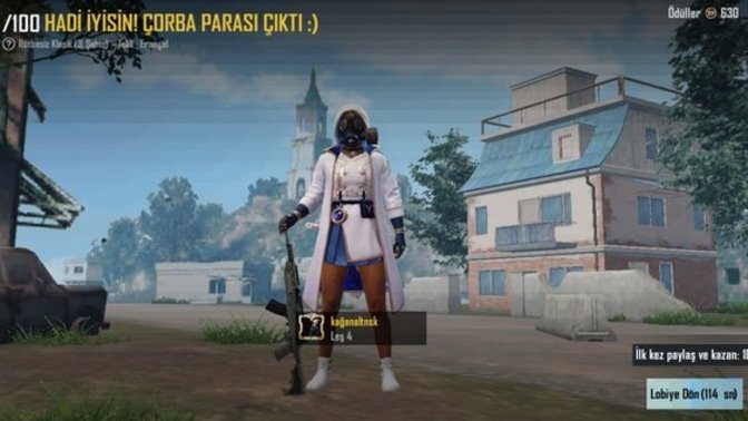 Pubg Mobile'de birinci oldum, alır mıyım bir hayırlı olsun?
