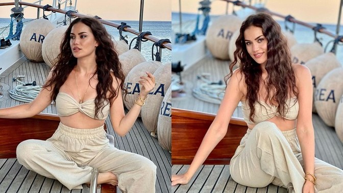 Fahriye Evcen'in fotoğrafına yorum ve beğeni yağdı. Siz bu fotoğrafları beğendiniz mi?