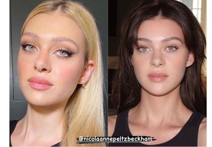 Nicola Beckham sarı saçlarını kahveye boyattı. Sizce nasıl olmuş?