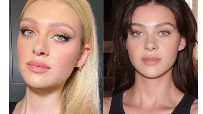 Nicola Beckham sarı saçlarını kahveye boyattı. Sizce nasıl olmuş?