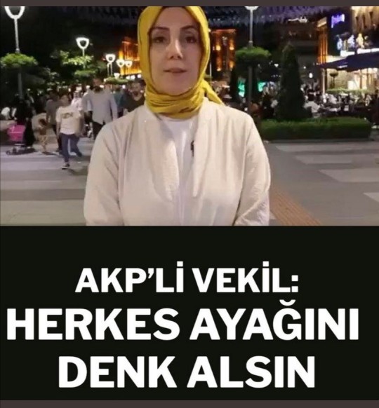 Araplar için kendi vatandaşına ayar vermeye çalışan bir milletvekili çıksa, çıksa akepeden çıkar.! Denk almazsam ne yaparsın?