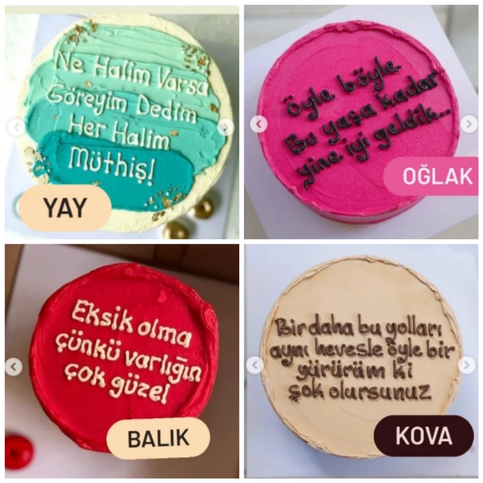Burcuna göre doğum günü pastan nasıll🎂?