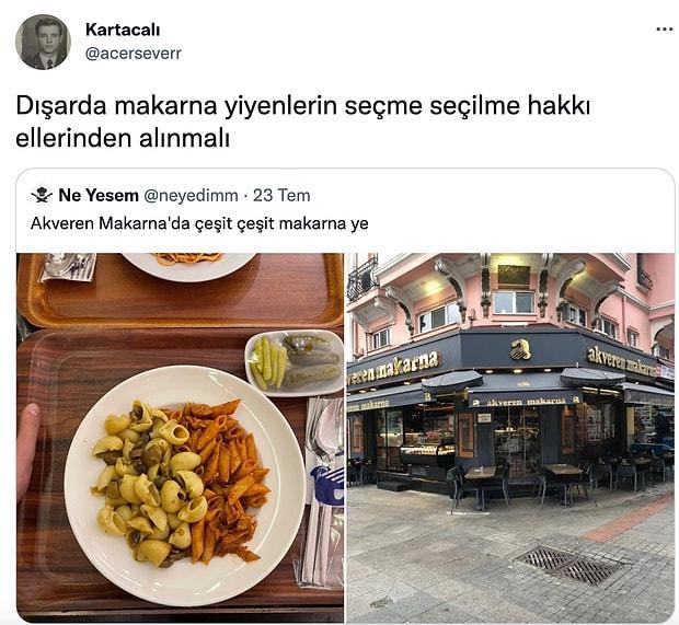 Dışarıda makarna yiyenlerin seçme seçilme hakları ellerinden alınmalı mı?