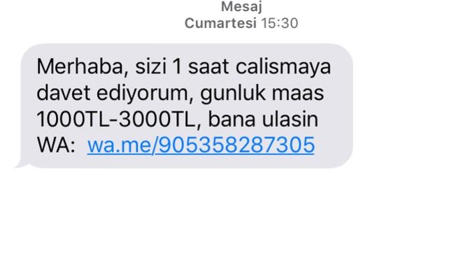 Bunlar bana niye mesaj atıp duruyor?