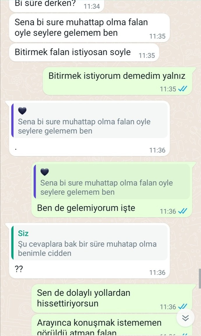 Kısa sürede sevgili olup aniden bu şekilde konuşup ayrılmamız normal mi?