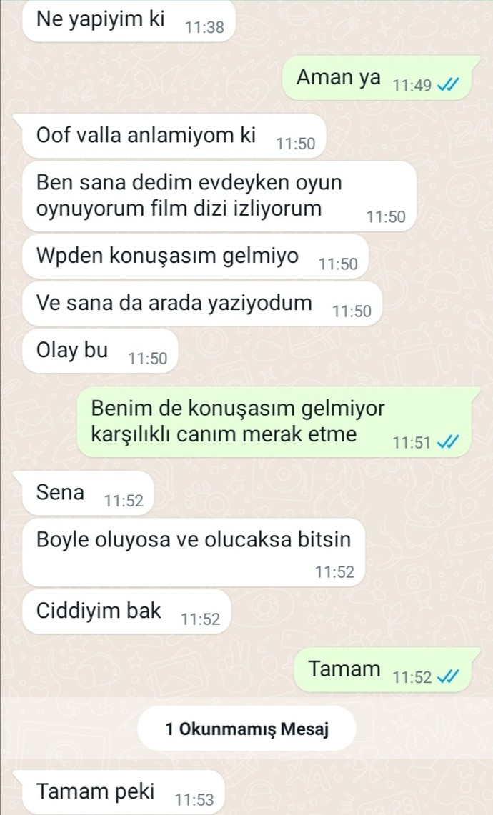 Kısa sürede sevgili olup aniden bu şekilde konuşup ayrılmamız normal mi?