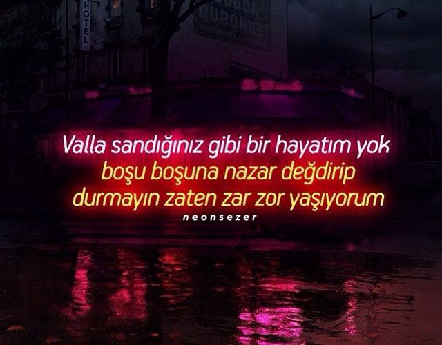 Size de nazar değdiren oluyor mu?