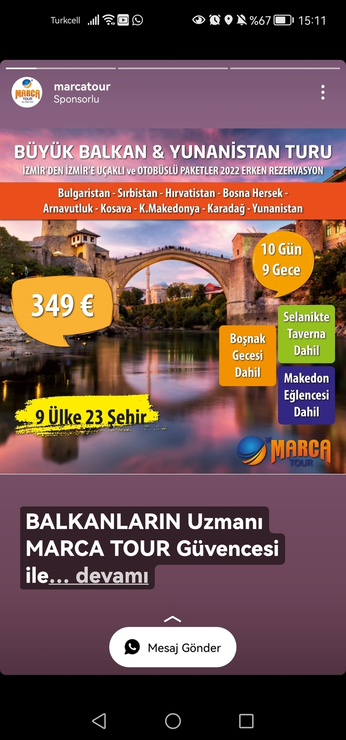 Bir balon turu 200 euro olmuş, 9 ülke turu 349 euro iken bir balon turu niye bu kadar pahalı ya?