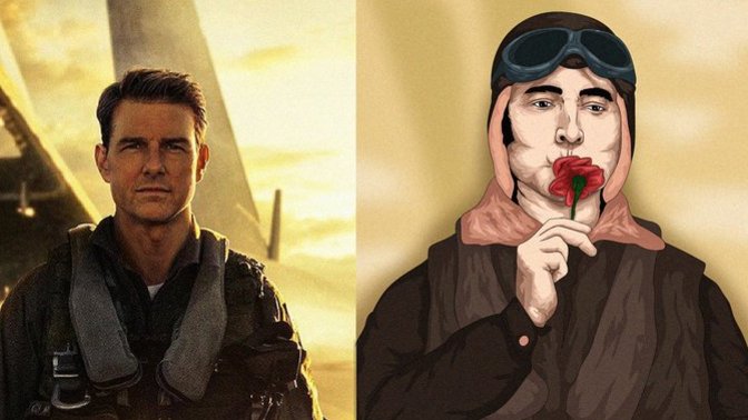 Top Gun çizimi nasıl olmuş?