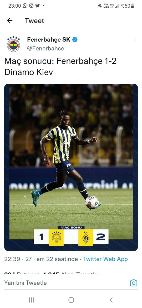 Fenerbahçenin Şampiyonlar Ligi hasreti 15 seneye çıktı. Ne düşünüyorsunuz?