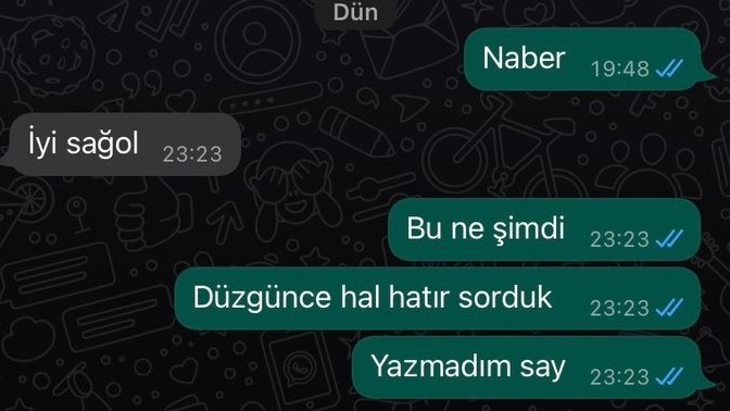 Eski sevgilim neden böyle birden ters yaptı?