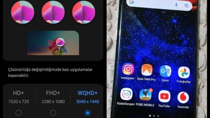 Akıllı telefonunuz hangi ekran paneli türüne sahip ve çözünürlüğü nedir kaç piksel (ppi) memnun musunuz 📱?
