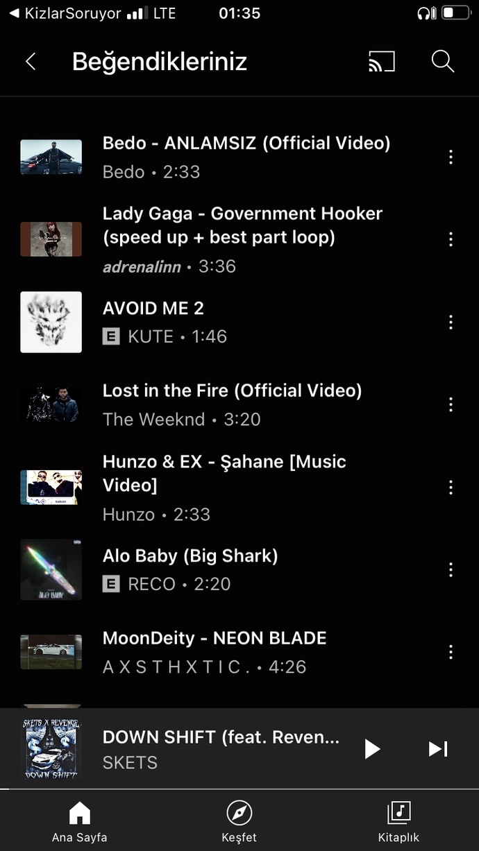 Playlistimi 0'dan yeniliyorum bildiğiniz güzel sarkilari yazar misiniz?