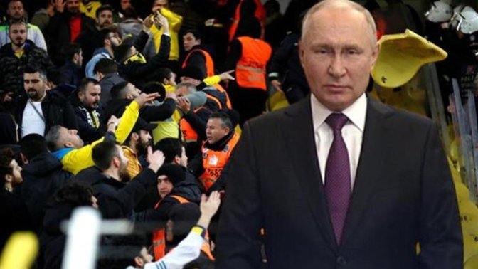 Fenerbahçe taraftarları maç sırasında Putin sloganı attı! Maçta olsaydınız siz de Putin diye tezahürat yapar mıydınız?