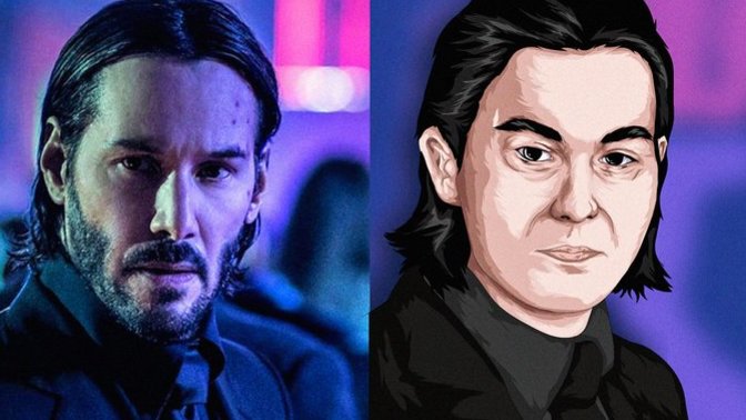 John Wick çizimi benziyor mu?