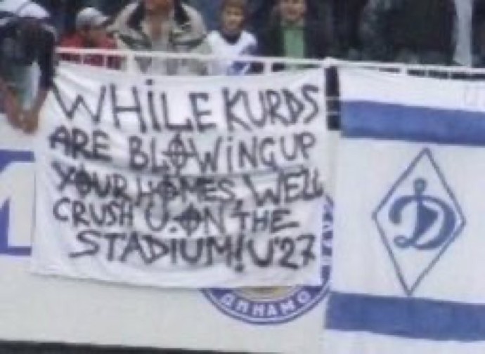 Fenerbahçenin Putin tezahüratı yapmasına laf eden zavallılar buna baksın bunlara tek kelime söylediniz mi?