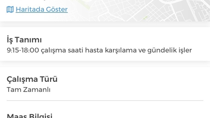 Bu ilanda hem gündelik iş hasta karşılama diyor hem de banko elemanı diyor anlamadım ben?