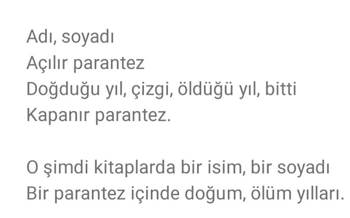Ölüm en son ne zaman uğradı yakınınıza?