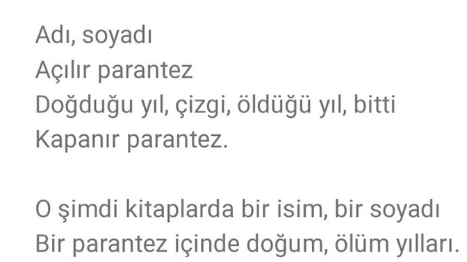 Ölüm en son ne zaman uğradı yakınınıza?