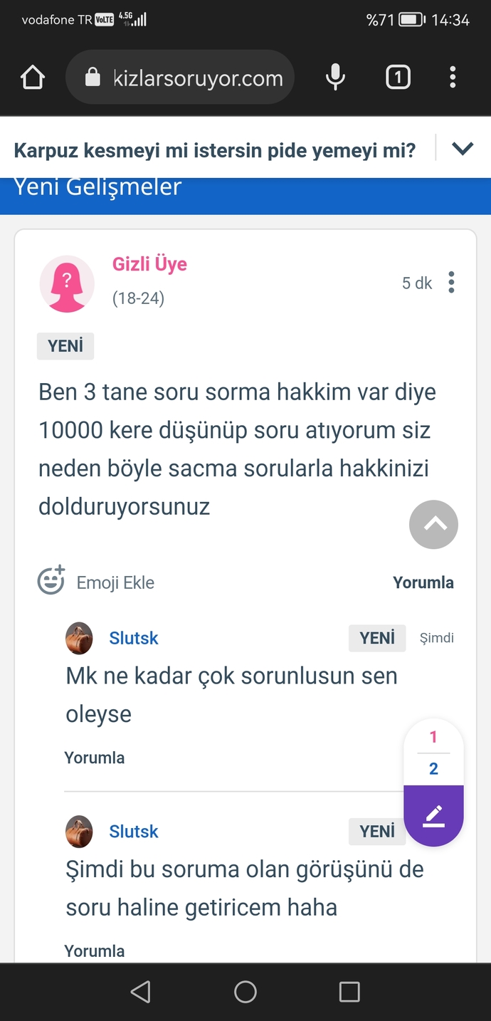 Burada soru olarak neleri sormaya değer buluyorsunuz veya çözüm bulduğunuz oluyor mu?