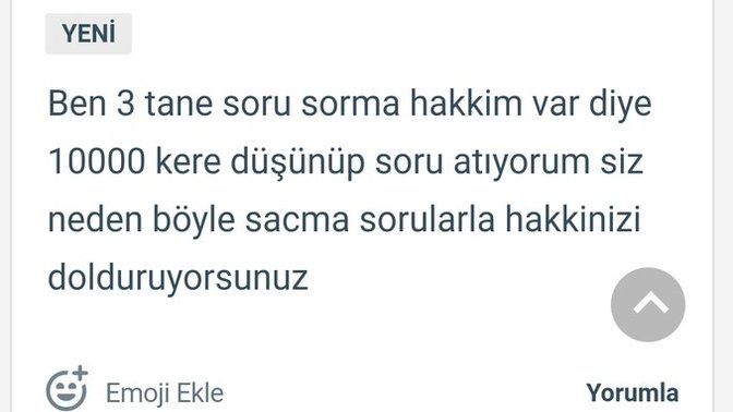 Burada soru olarak neleri sormaya değer buluyorsunuz veya çözüm bulduğunuz oluyor mu?