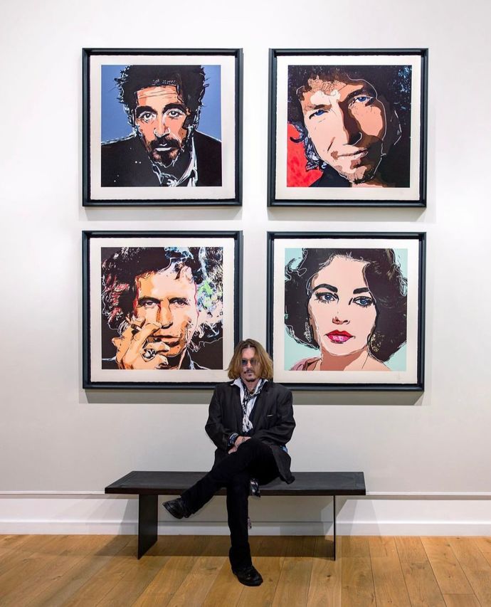 Johnny Depp, yaptığı resimlerden birkaç saat içinde 3 milyon sterlin kazandı. Hak ediyor mu sizce?
