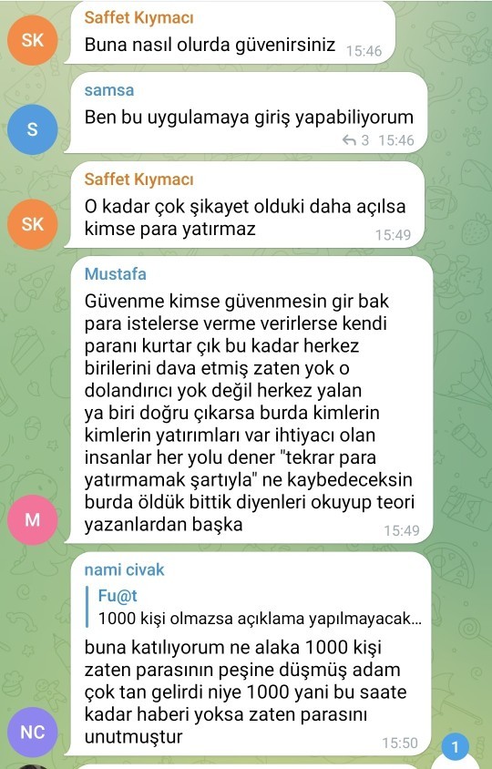 Buradaki insanların hepsi dolandırıldı bende dahil ne yapmalıyız?
