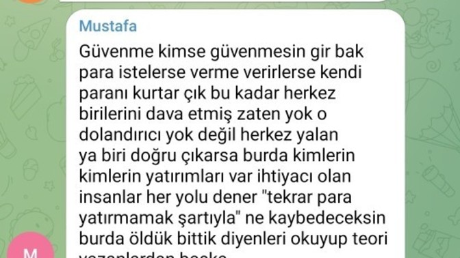Buradaki insanların hepsi dolandırıldı bende dahil ne yapmalıyız?