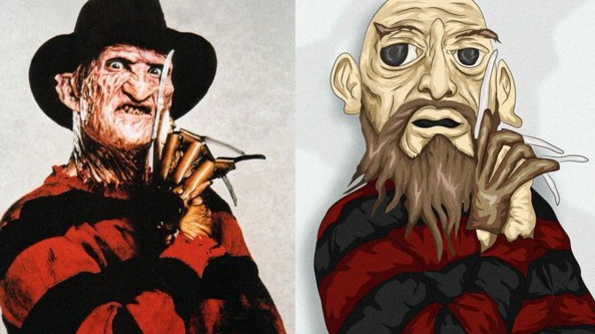 Freddy Krueger çizimi olmuş mu?