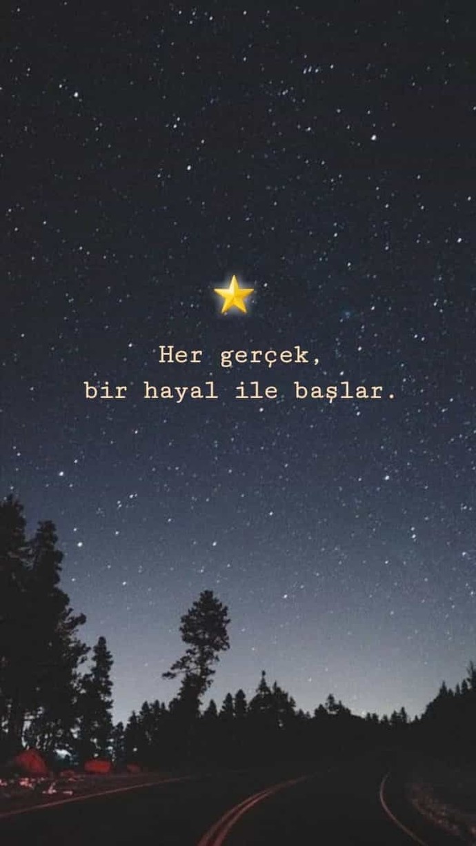 Her gerçek bir hayal ile mi başlar?