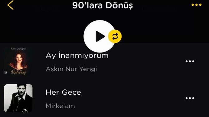 Müzik listeniz ağırlıklı olarak yabancı mı Türkçe mi?
