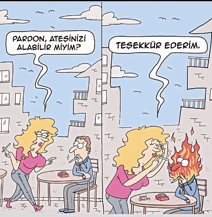Yanmaya cesaretin mi yok, yakmaya gücün mü?
