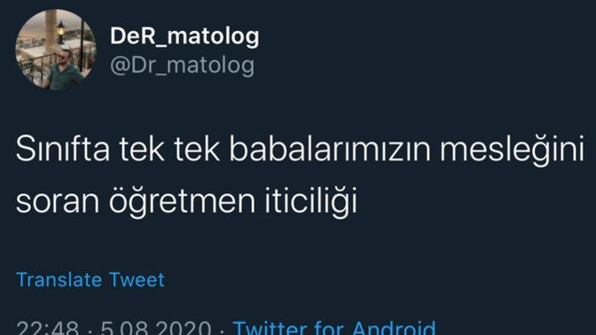 Sınıfta, öğretmenler sizce neden "anne-babamızın" mesleğini sorardı?