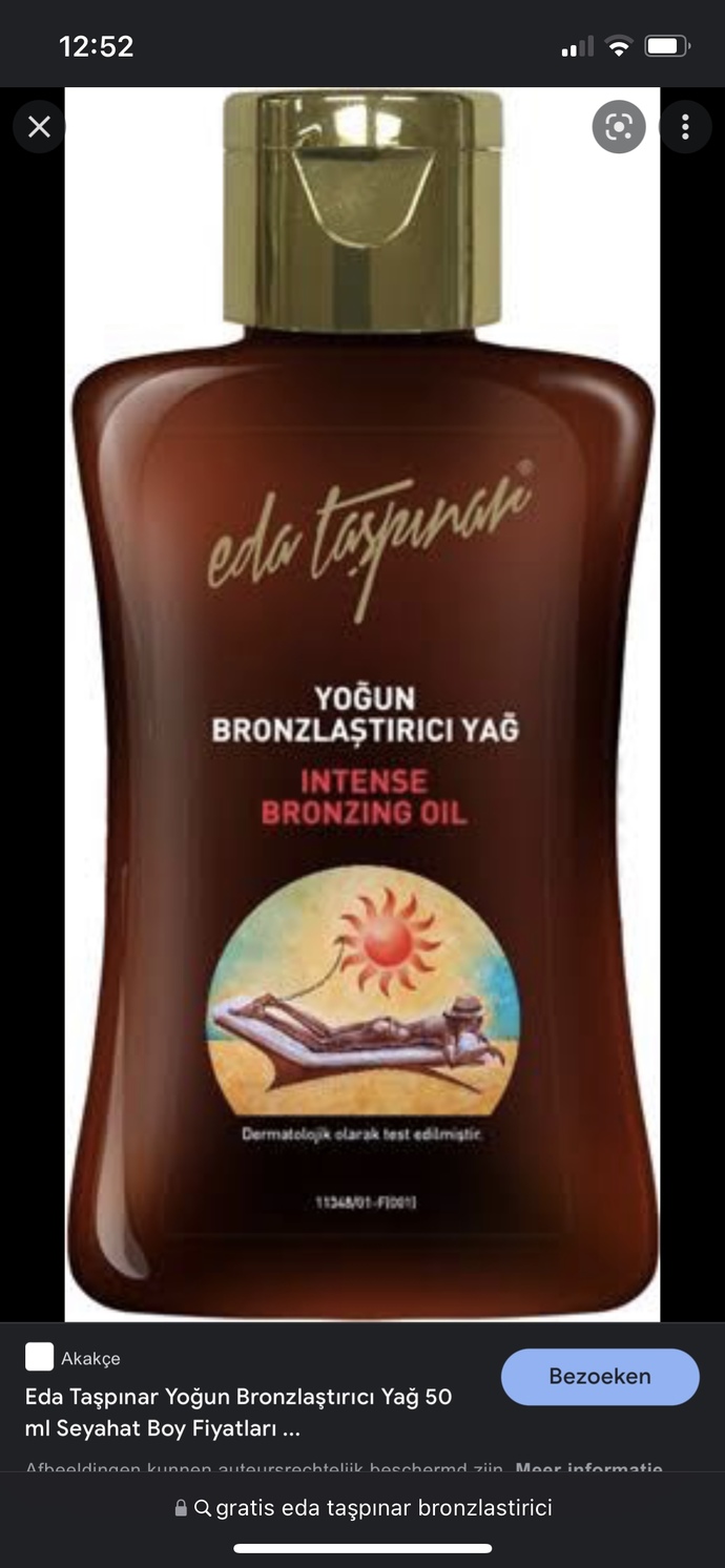 Eda taspinar bronzlaştırcı yag?