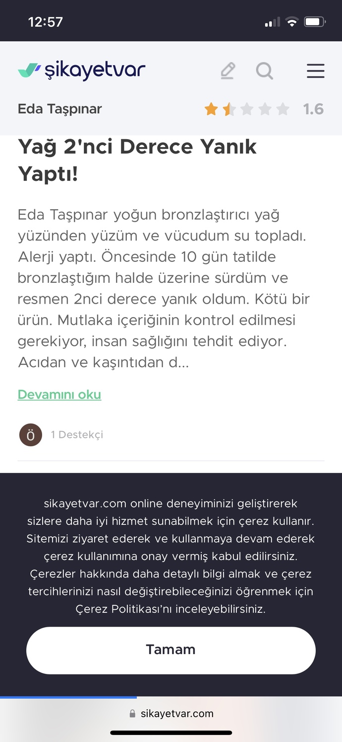 Eda taspinar bronzlaştırcı yag?