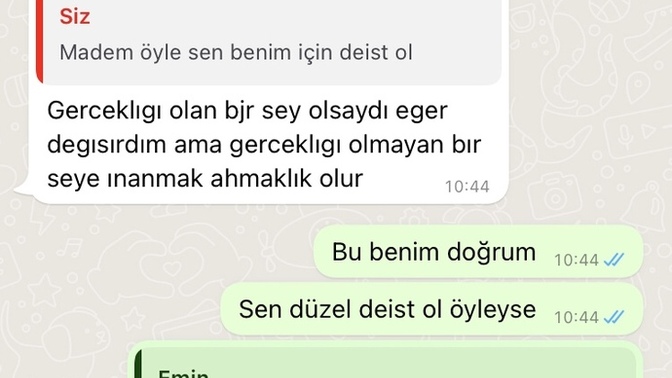 Sevgilim müslüman olmadığım için ayrılıyor, kim haklı sizce?