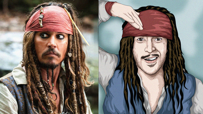Jack Sparrow çizimi benziyor mu?