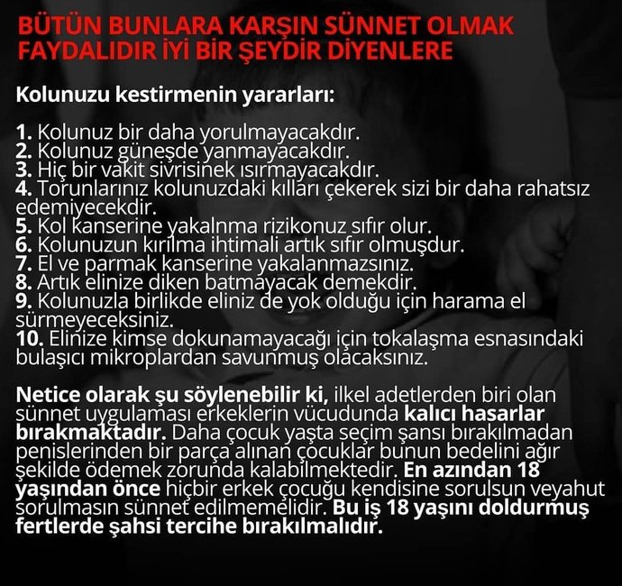 Sünnet hakkındaki düşünceleriniz nedir?