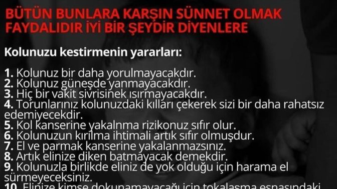 Sünnet hakkındaki düşünceleriniz nedir?