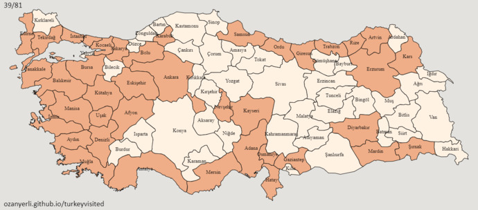 Kaç şehir gezdin?