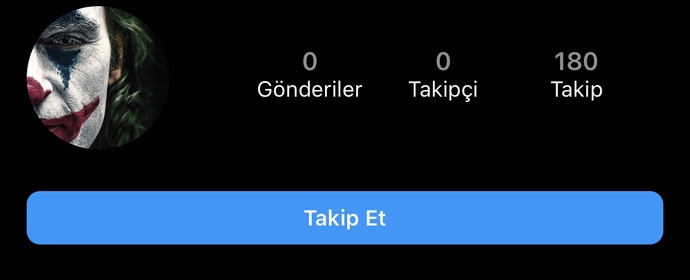 Böyle bir hesap bana takip isteği göndermiş, ne düşünmeliyim?