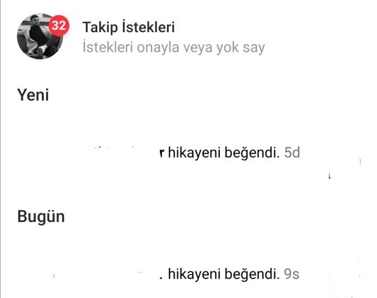 Arkadaşlar bana bu kelimeleri diyen adam ikidir instagrmda, böyle hikayeni beğendi diyor ne anlama geliyor?