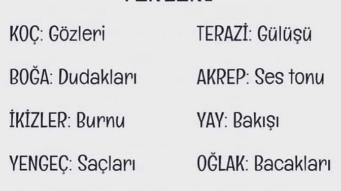 En dikkat çekici yerin neresidir?