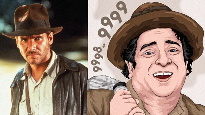 Indiana Jones çizimi olmuş mu?