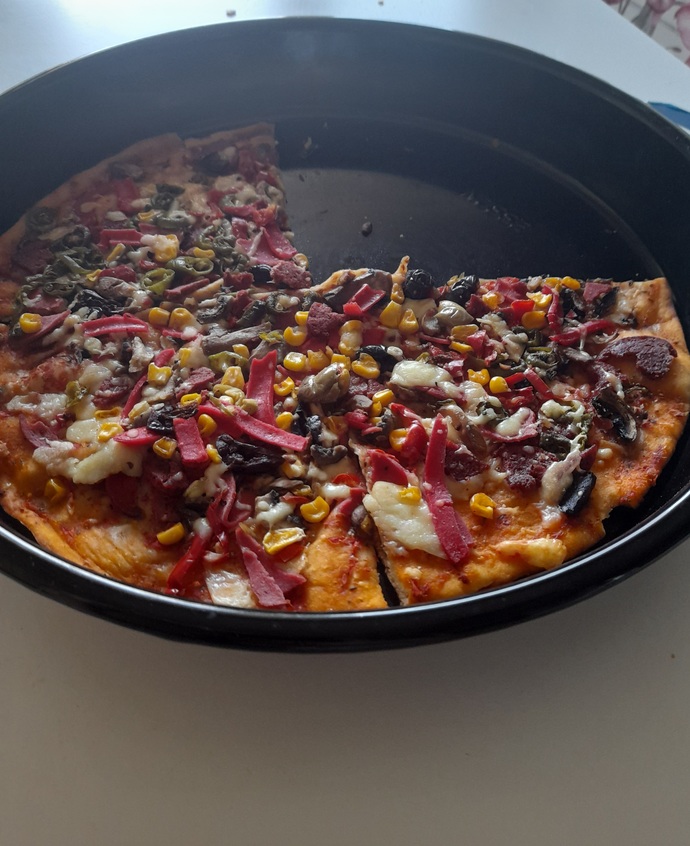 Pizza nasıl olmuş sizceeeee?